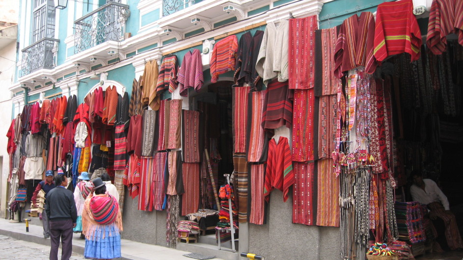 Bolivien Altstadt von La Paz Hexenmarkt