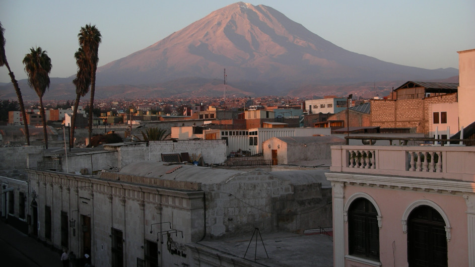 Peru Blick auf Arequipa