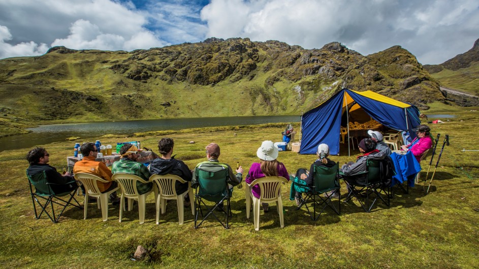 Peru - MLP - Lunch am Lares Trek