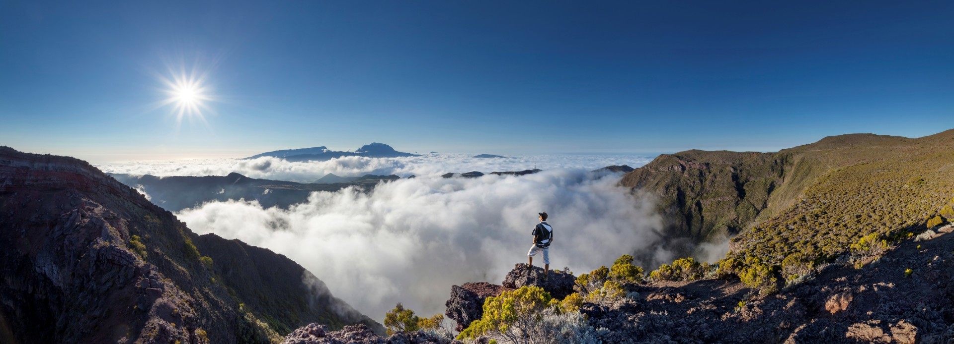 Sonnenaufgang am Piton des Neiges La Reunion