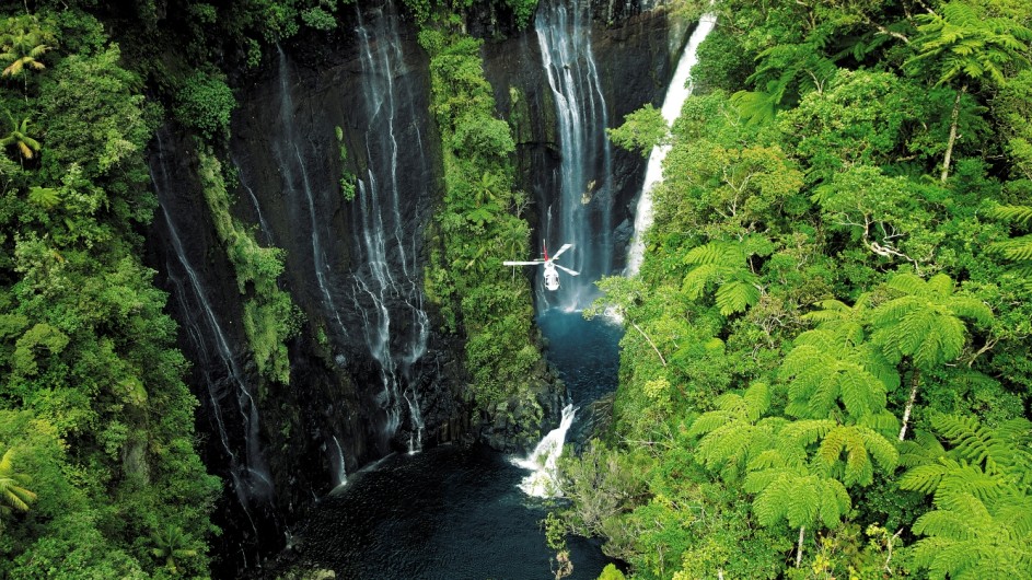 Wasserfall Takamaka auf La Réunion
