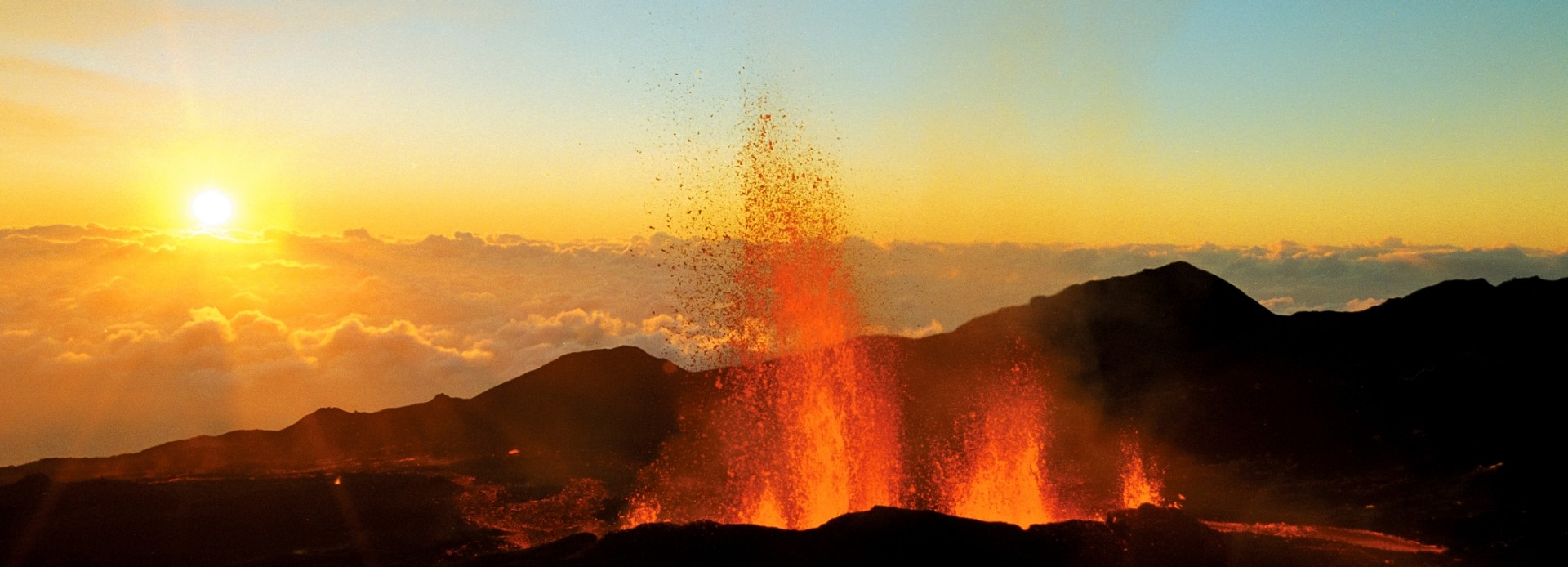 Vulkanausbruch am Piton de la Fournaise