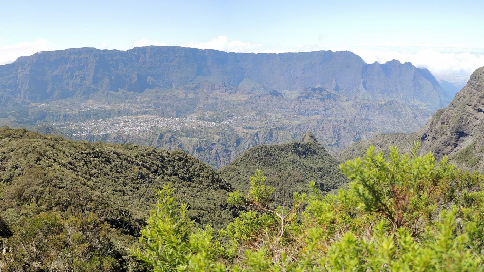 La Réunion Panorama am Col du Taibit