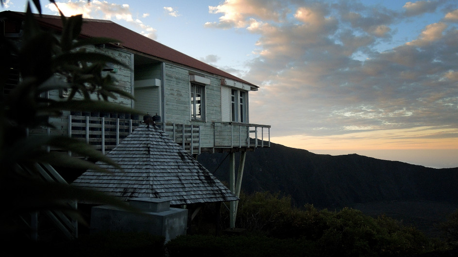 La Réunion Abendstimmung an der Gite du Volcan