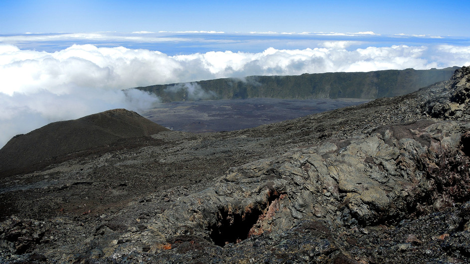 La Réunion am Vulkan Piton de la Fournaise