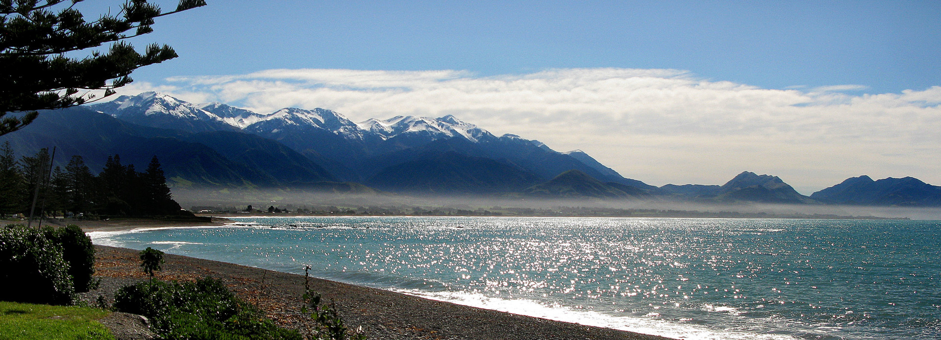 Neuseeland am Strand von Kaikoura