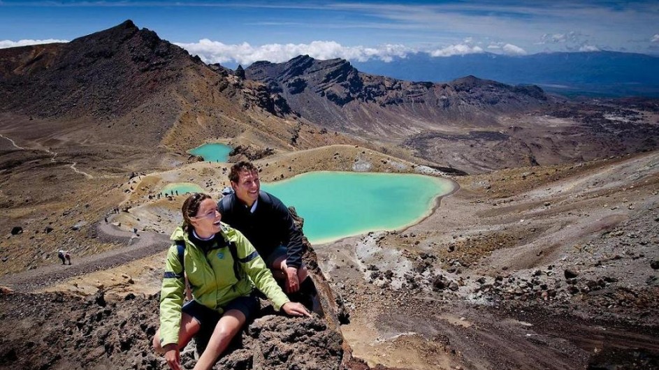 Neuseeland Tongariro Crossing Emerald Lakes