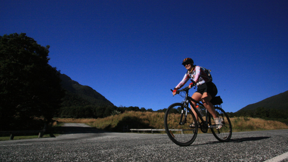 Neuseeland Radfahrer