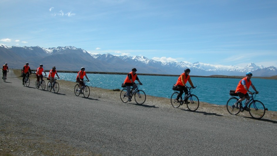 Neuseeland Radfahrer