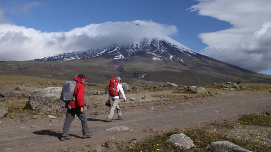 Ecuadort Cotopaxi Wandern in den Anden