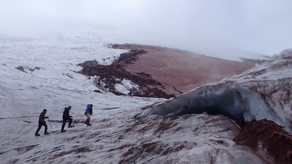 Ecuador Wandern in den Anden Schneegrenze