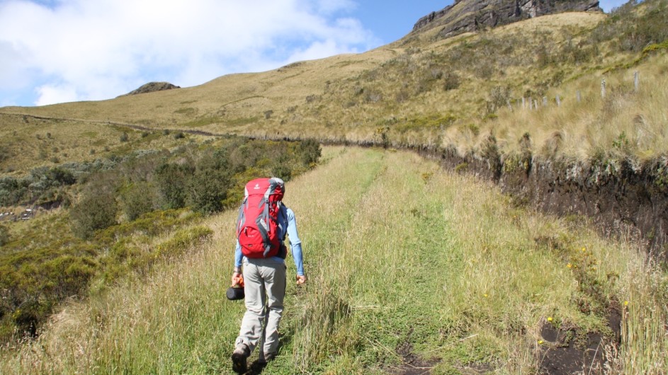 Ecuadort Wandern in den Anden