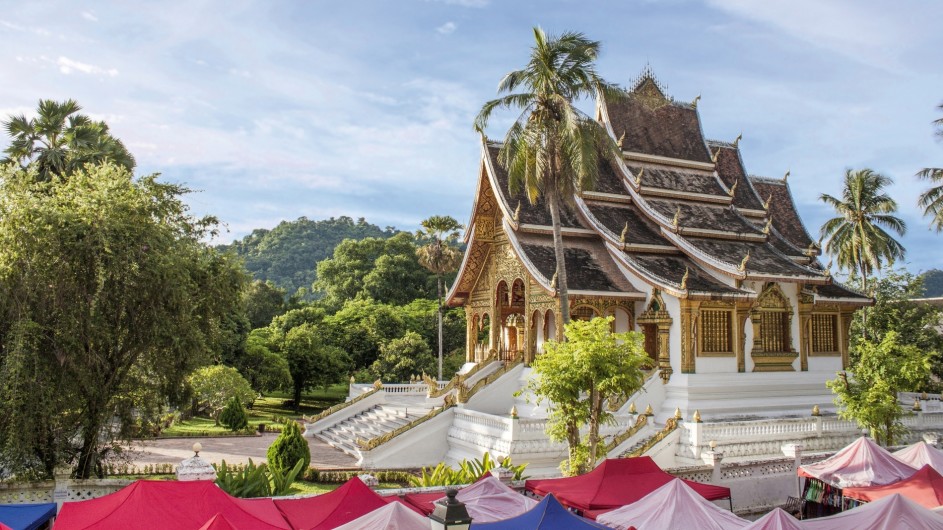 Laos Luang Prabang Ho Phra Bang Tempel