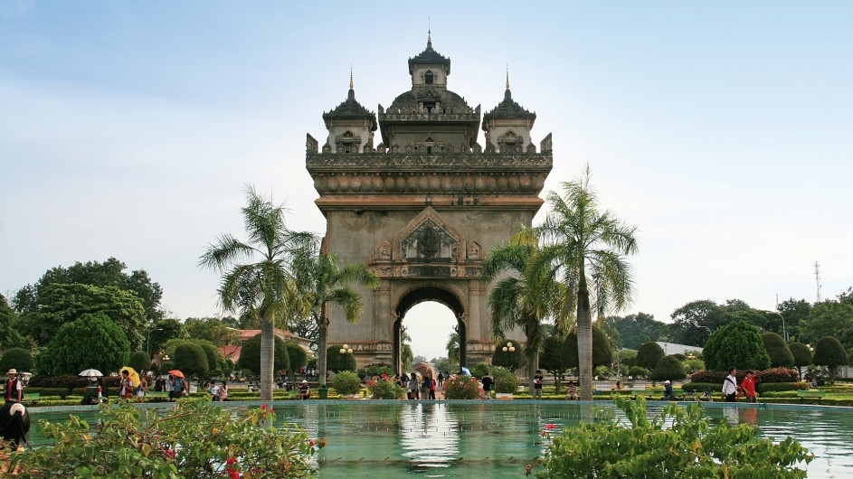 Laos Vientiane Arc de Triomphe