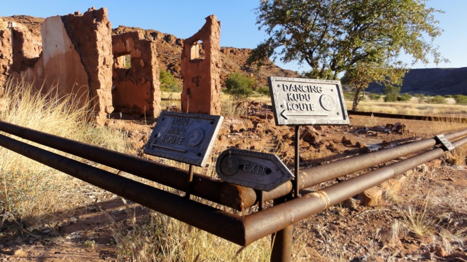 Namibia Wanderwege in Twyfelfontain