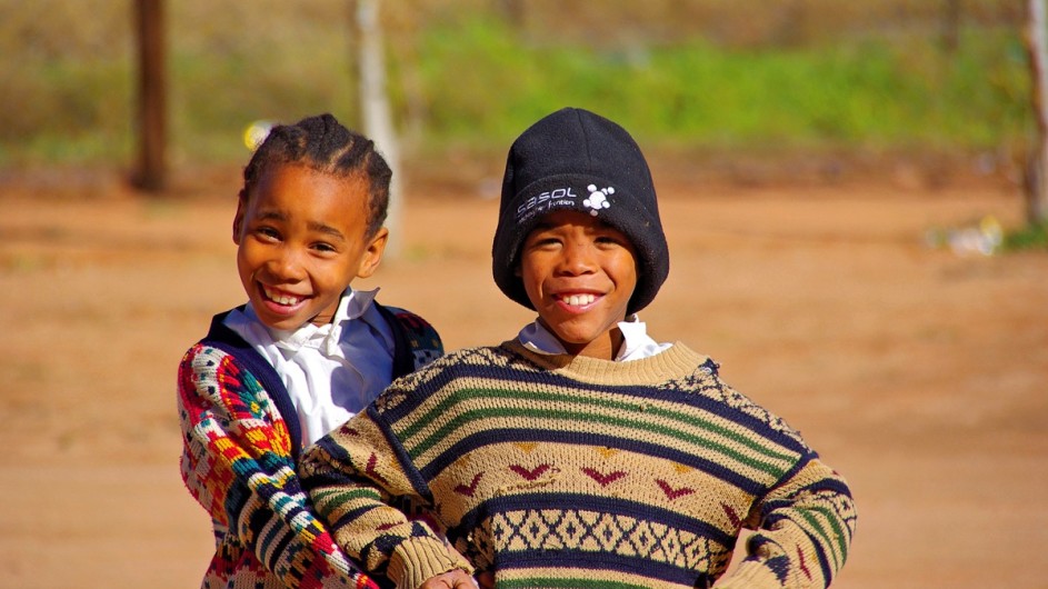 Südafrika Kinder in Amalienstein