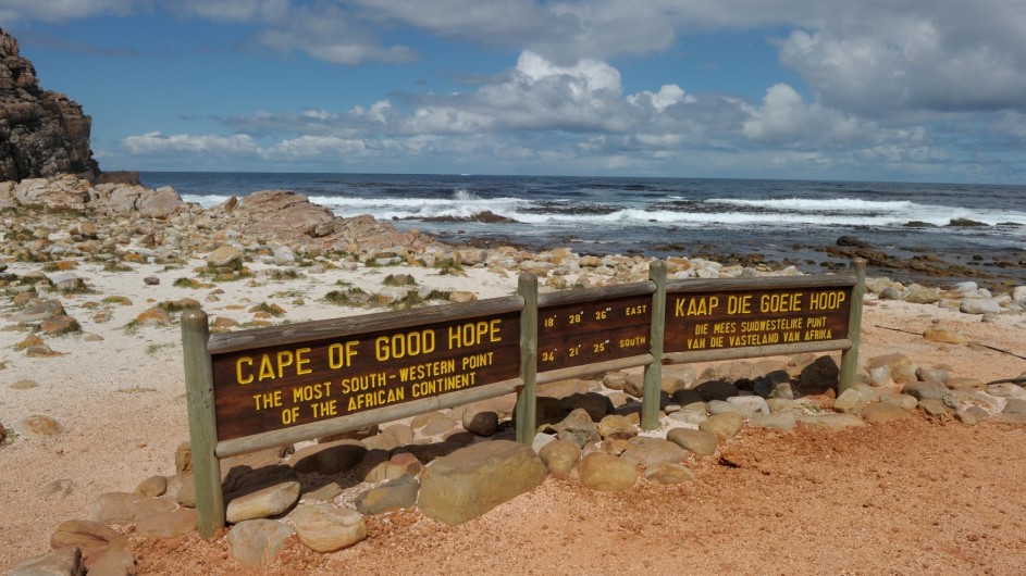 Südafrika Kap der Guten Hoffnung Schild