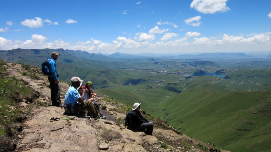 Südafrika Drakensberge Amphitheater