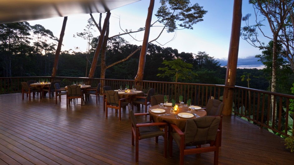Australien Atherton Tablelands Rose Gums Wilderness Retreat Restaurant
