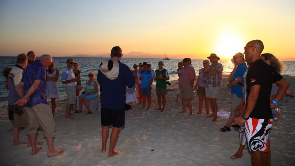 Australien Coral Expeditions Vorfügung der Guides