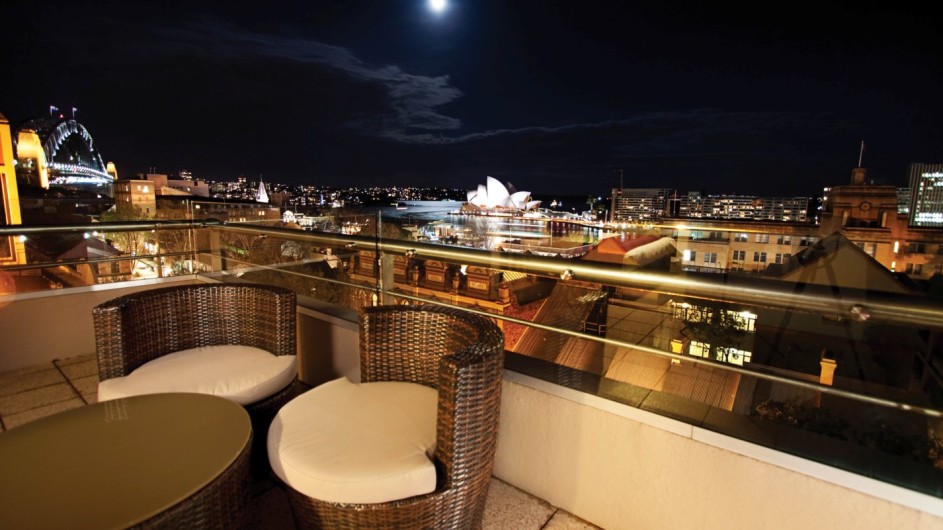 Australien Sydney Rendezvous the Rocks Terrasse