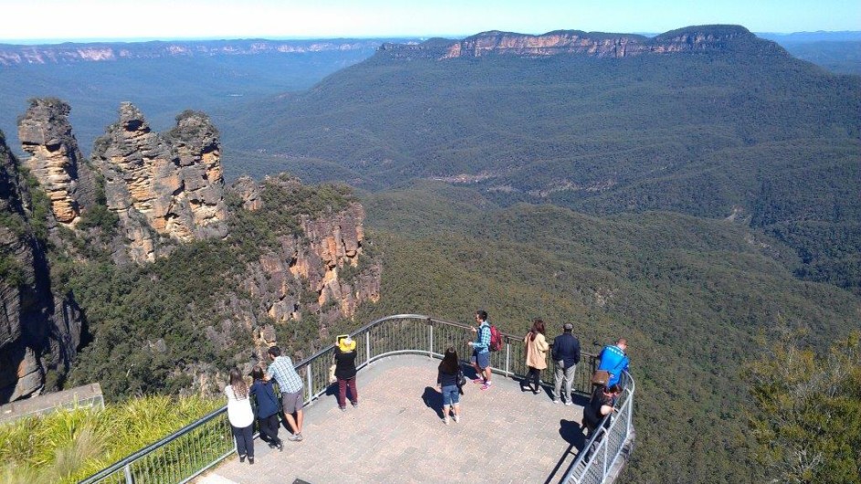 Australien Aussichtsplattform Blue Mountains