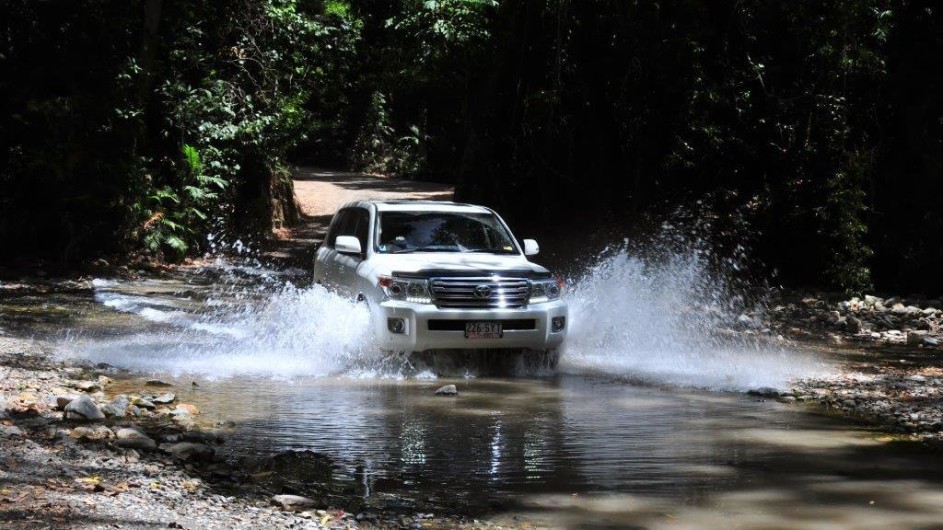Australien Fahrt durchs Wasser