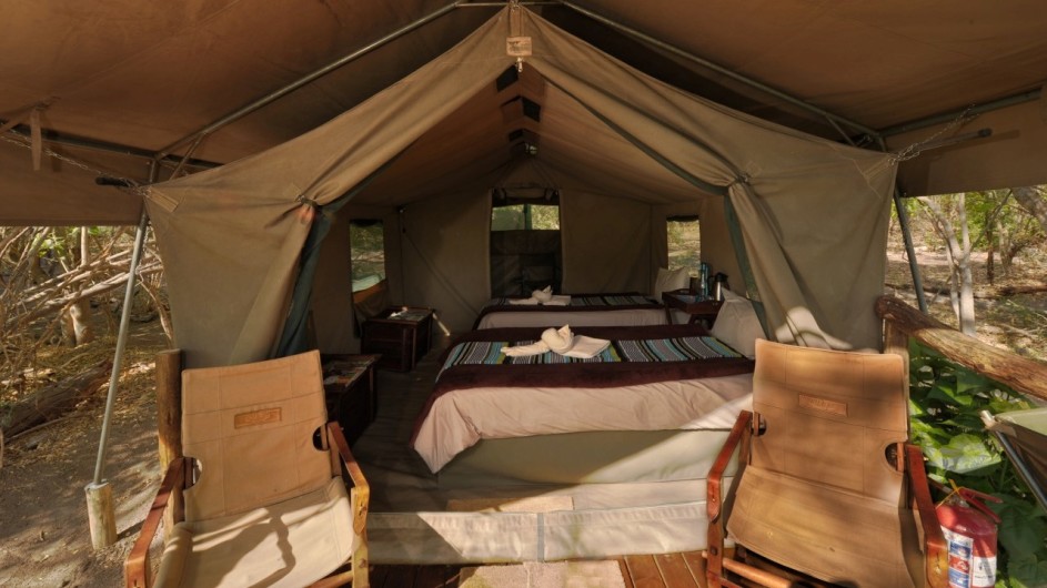 Botswana Khwai Tented Camp Zelt