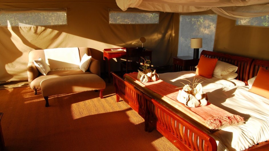 Botswana Linyanti Bush Camp Zelt