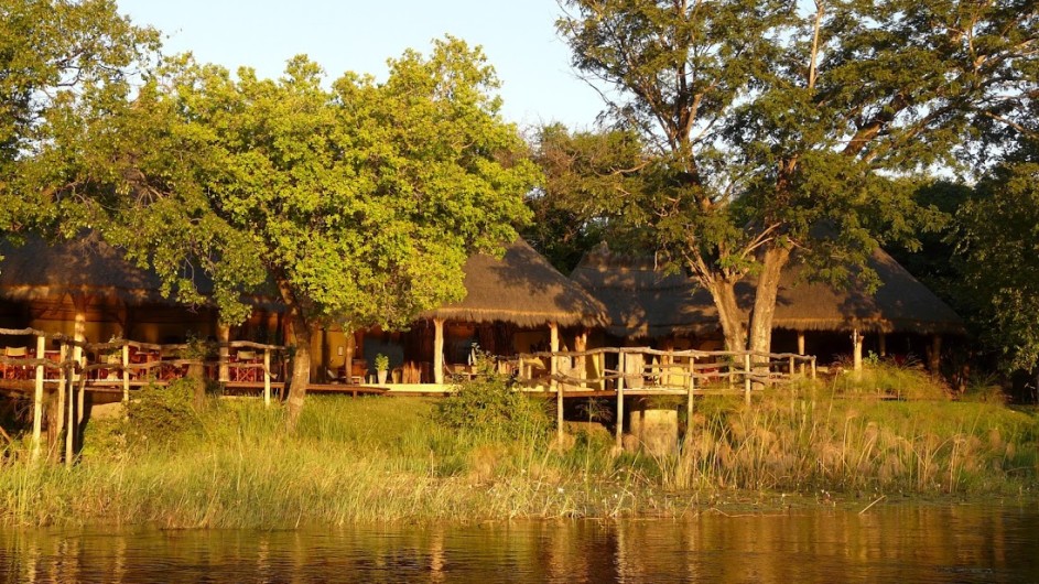 Botswana Camp Kwando Ansicht