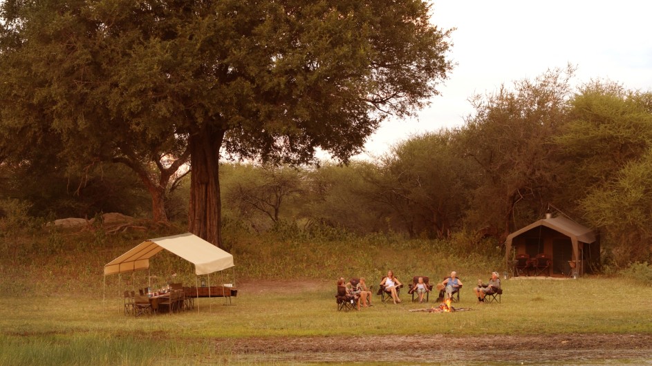 Botswana Letaka Safaris Camp Ansicht