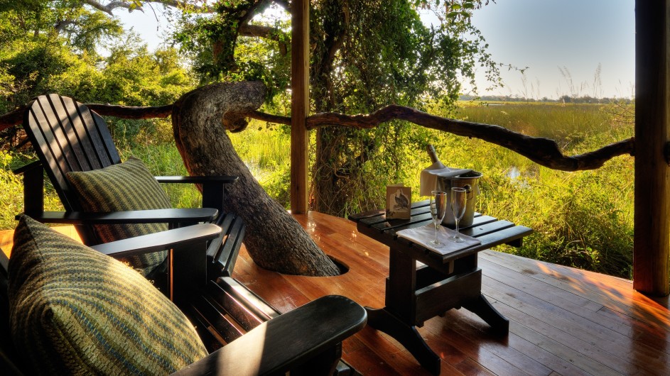 Botswana Okavango Delta Kanana Terrasse