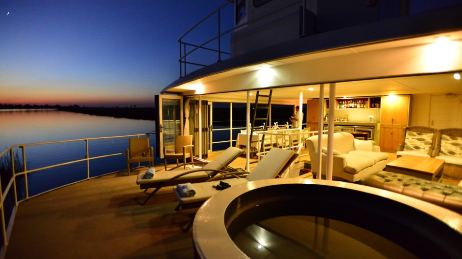 Botswana Chobe Princess Einblick Oberdeck