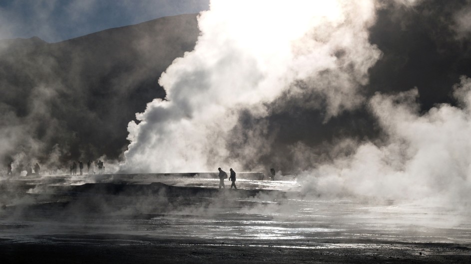 Chile Atacama Wüste Geysire auf dem Tatio