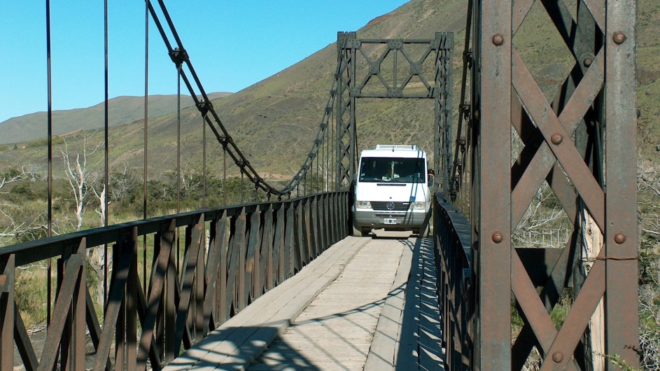 Chile Torres del Paine Brücke