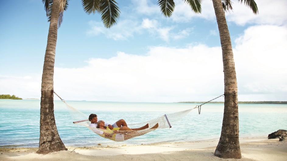 Cook Islands - am Strand von Aitutaki