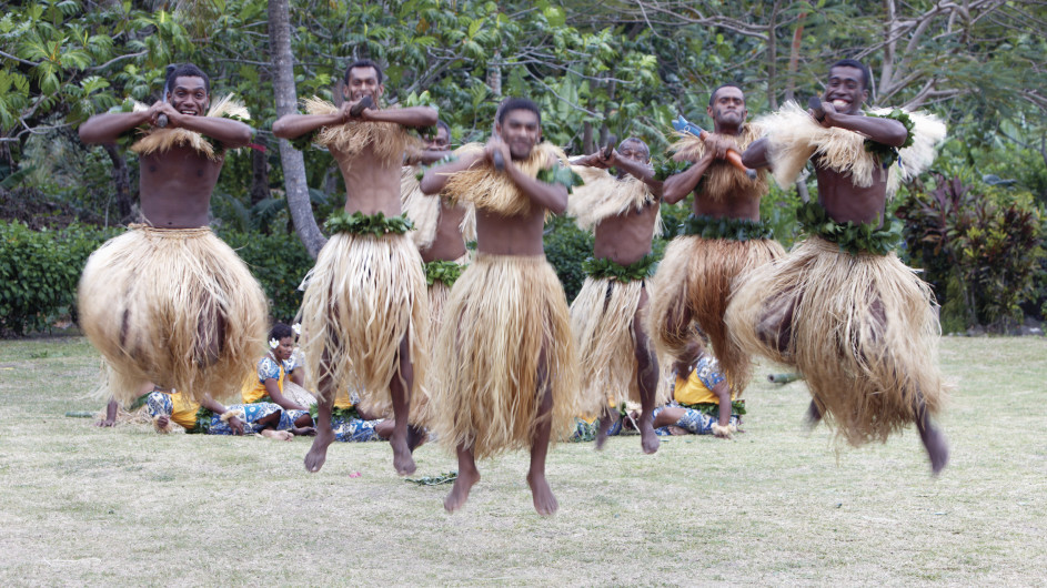 Fiji Inseln Yasawa Inseln Meka Tänzer