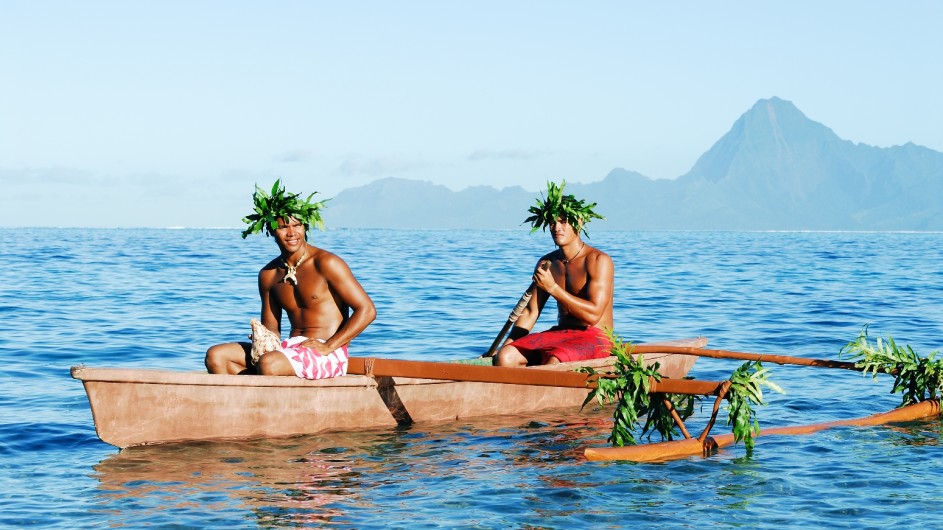 Französisch Polynesien Moorea Kanu