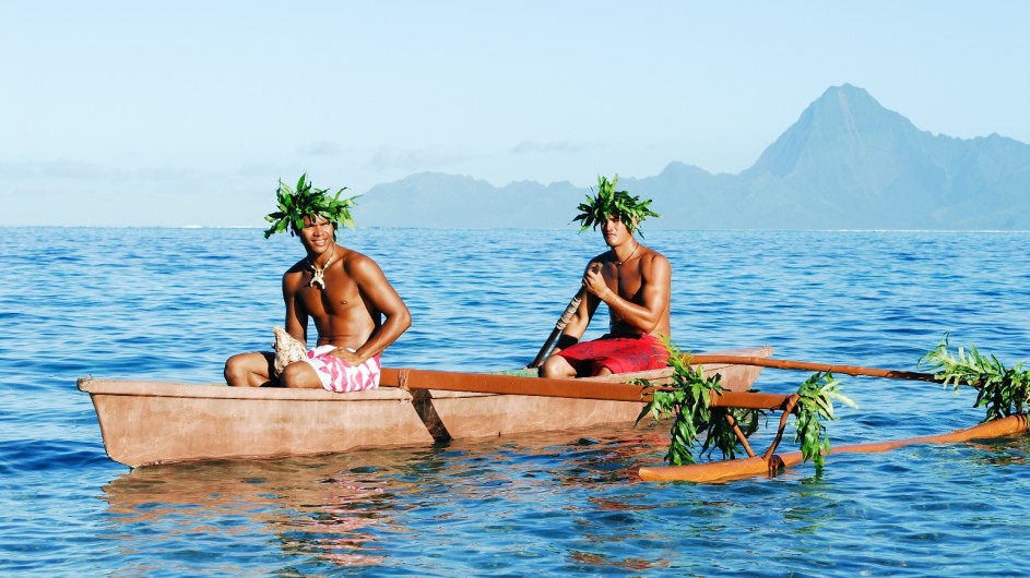 Französisch Polynesien Moorea Kanu