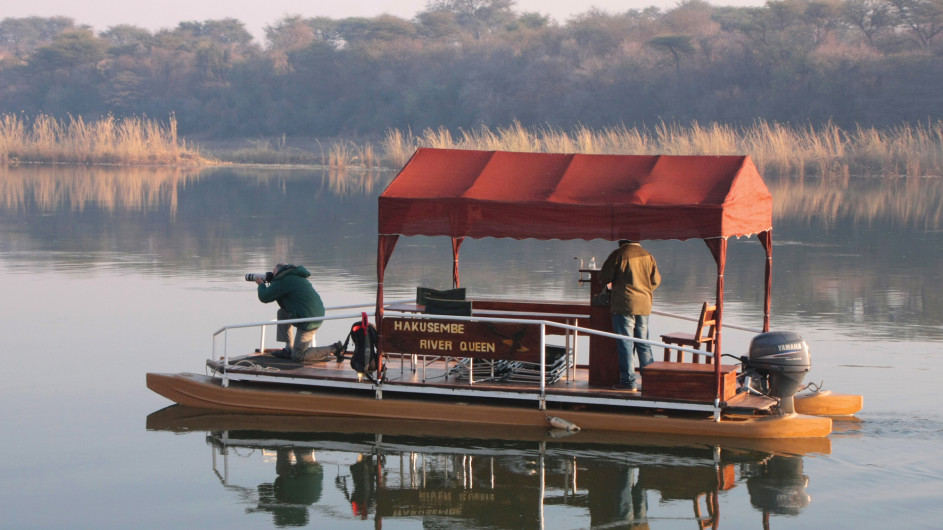 Namibia Caprivi Bootsausflug der Hakusembe River Lodge