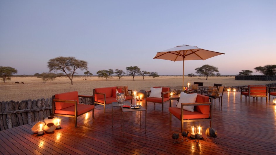 Namibia Terrasse der Frans Indongo Lodge
