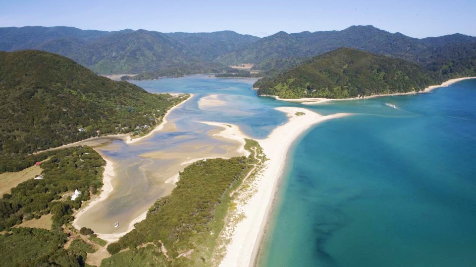 Neuseeland Abel Tasman Nationalpark Awaroa Strand