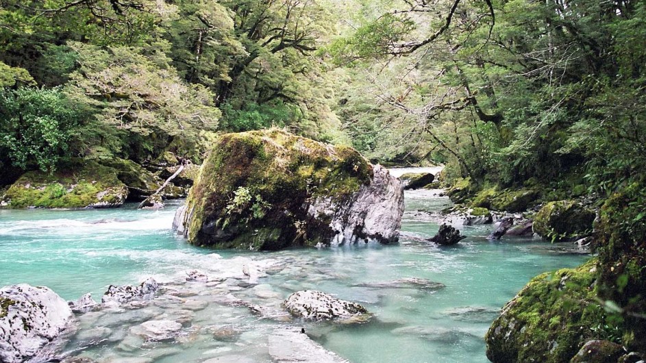 Neuseeland Routeburn River