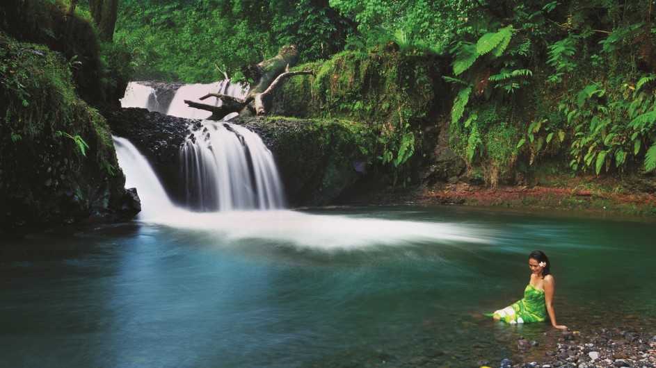 Samoa Wasserfall