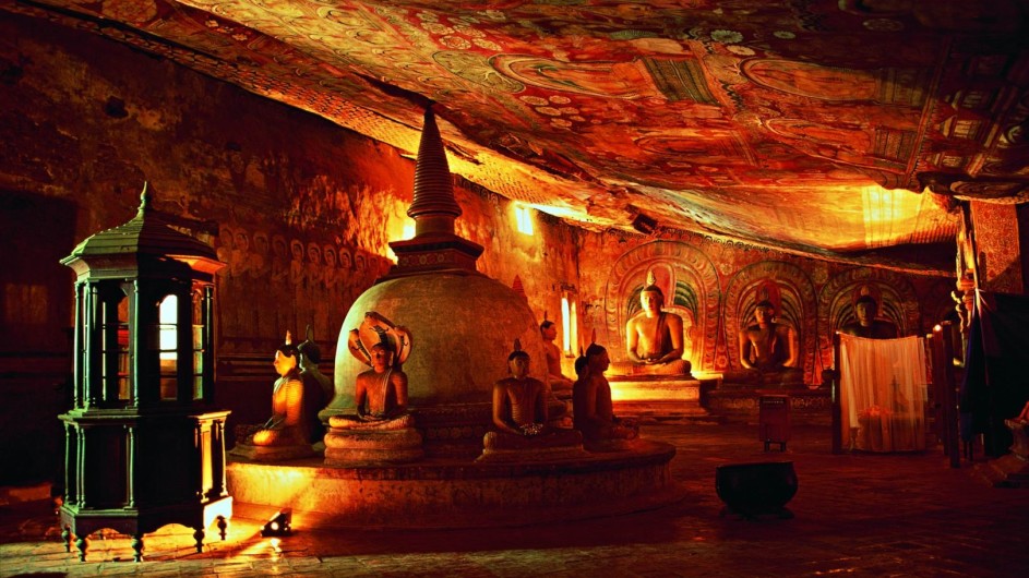Sri Lana Dambulla Höhlentempel