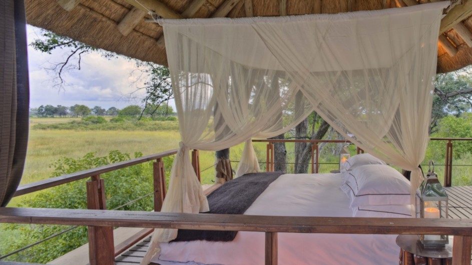 Botswana Okavango Delta Xudum Lodge Zimmer