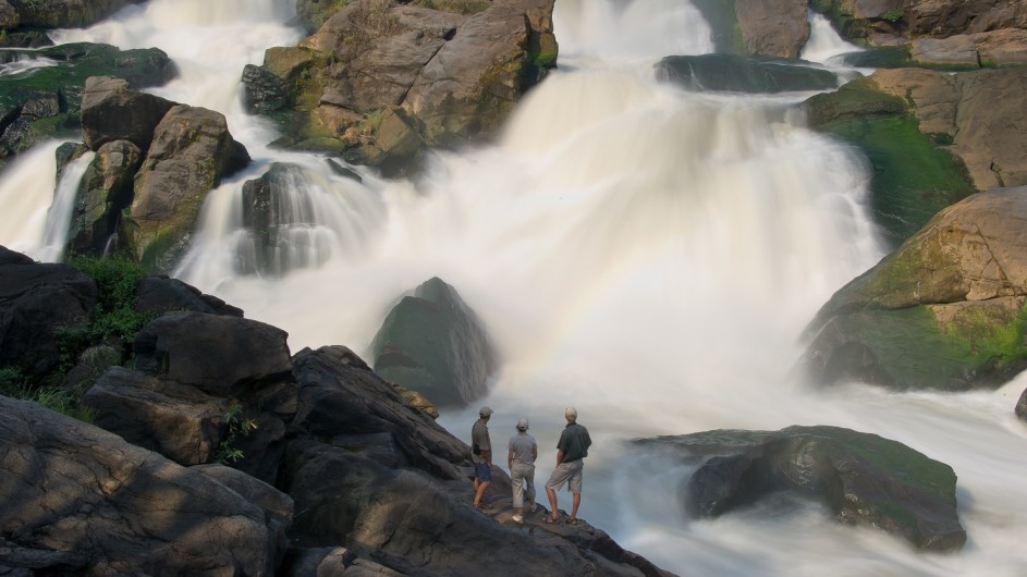 Malawi Mkulumadzi Lodge Kapichira Fälle im Majete Wildreservat