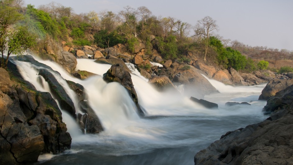 Malawi Majete Nationalpark Kapichira Fälle