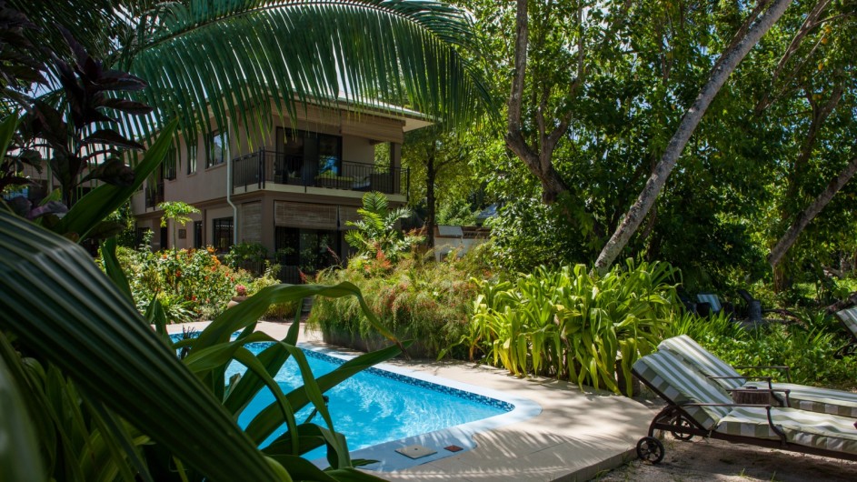 Seychellen La Dieuge Le Repaire Boutique Hotel Pool