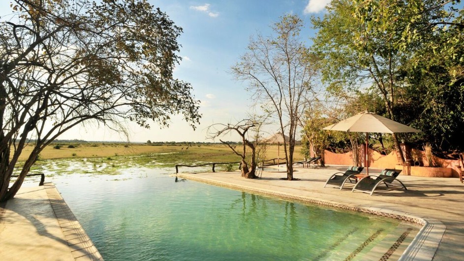 Zambia Kafunta River Lodge Pool